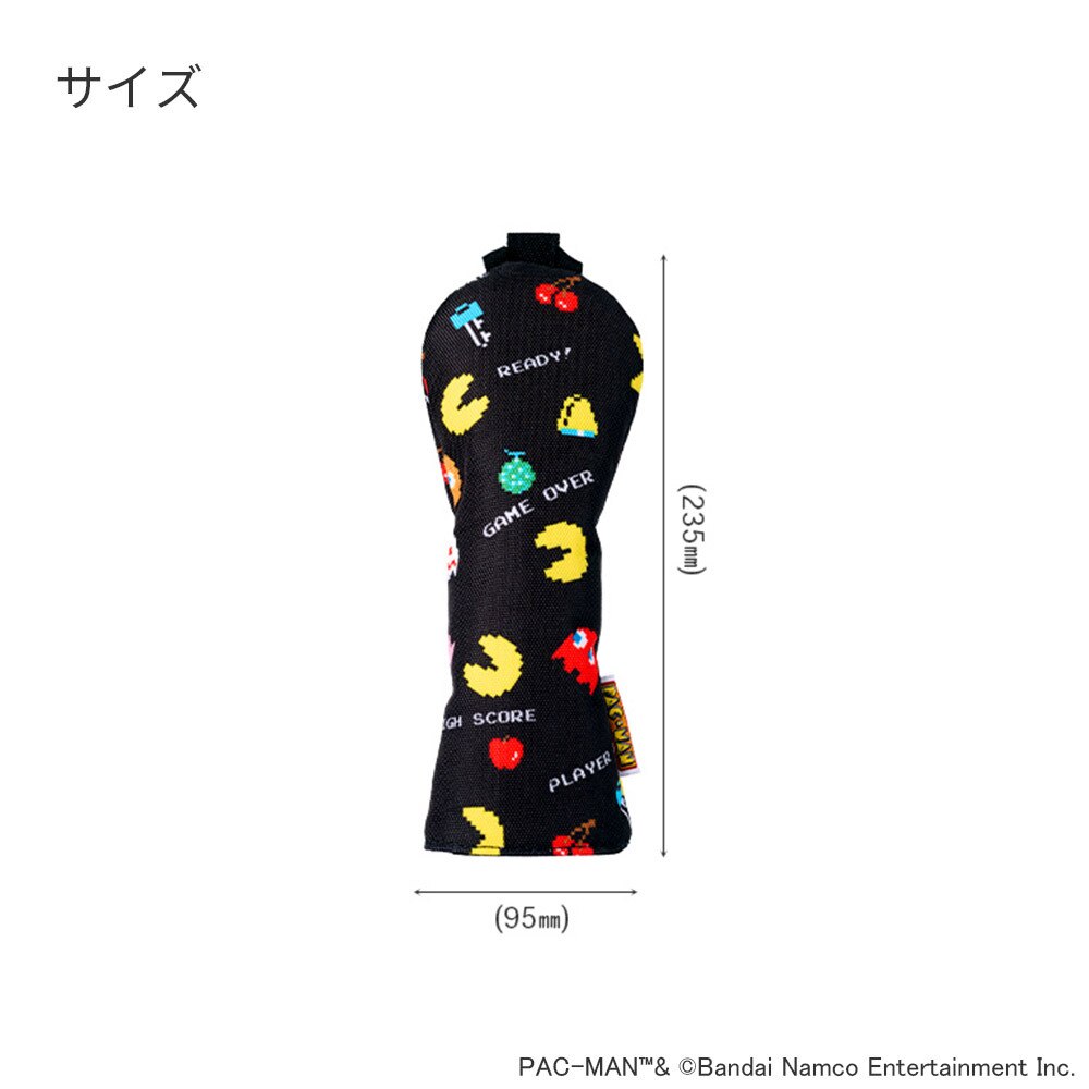 ホクシン（Hokushin）（メンズ、レディース）ゴルフ ヘッドカバー ユーティリティ用 ハイブリッド用 番手タグ付き パックマン OHC59 PACHC UT