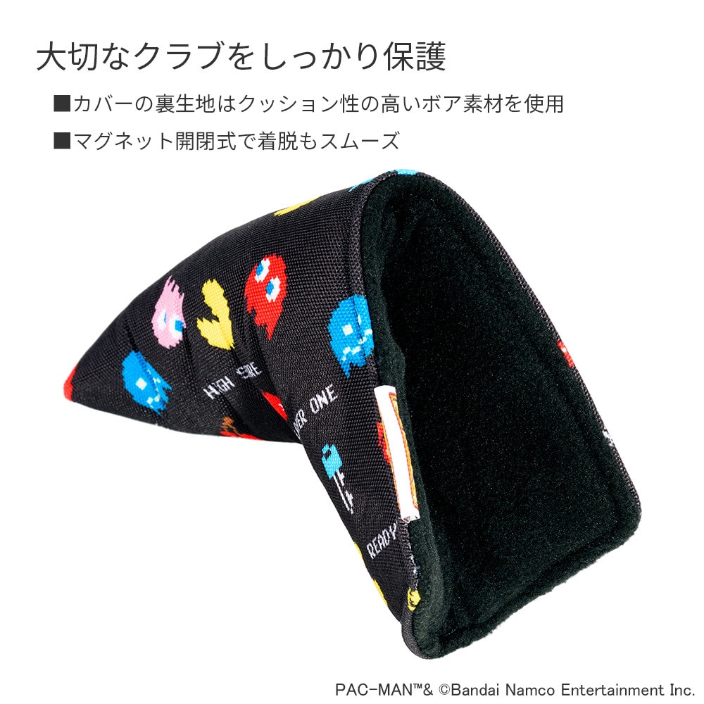 ホクシン（Hokushin）（メンズ、レディース）ゴルフ ヘッドカバー パター用 ピン型 ブレード型 パックマン OHC60 PACHC PIN