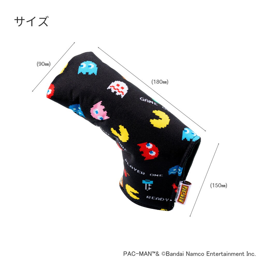 ホクシン（Hokushin）（メンズ、レディース）ゴルフ ヘッドカバー パター用 ピン型 ブレード型 パックマン OHC60 PACHC PIN