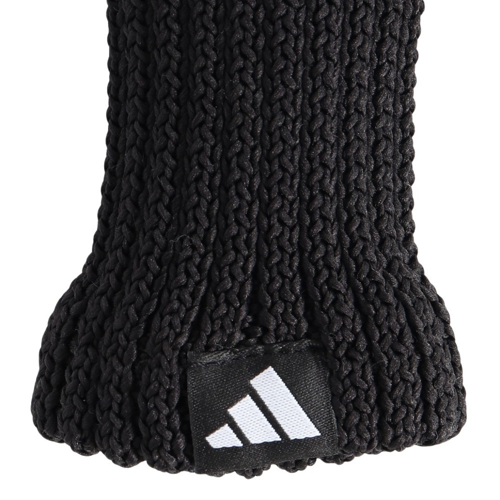 アディダス（adidas）（メンズ、レディース）ゴルフ 3ストライプ ニット ヘッドカバー 番手タグ付き JTY35-IS6562 BK/WH
