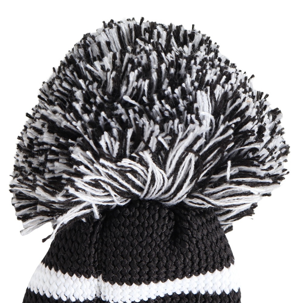アディダス（adidas）（メンズ、レディース）ゴルフ 3ストライプ ニット ヘッドカバー 番手タグ付き JTY35-IS6562 BK/WH