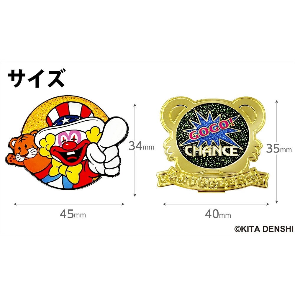 ホクシン（Hokushin）（メンズ、レディース、キッズ）ゴルフ マイジャグラークリップマーカー GJM3