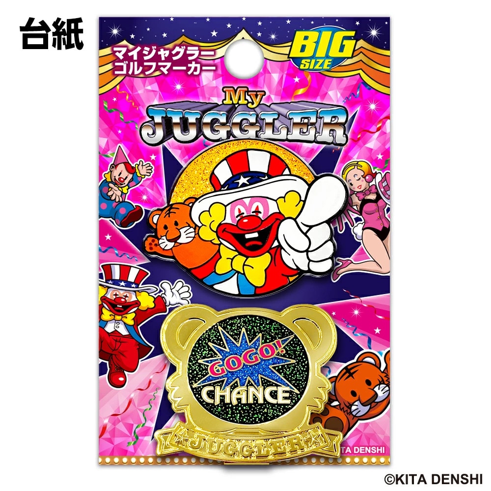 ホクシン（Hokushin）（メンズ、レディース、キッズ）ゴルフ マイジャグラークリップマーカー GJM3