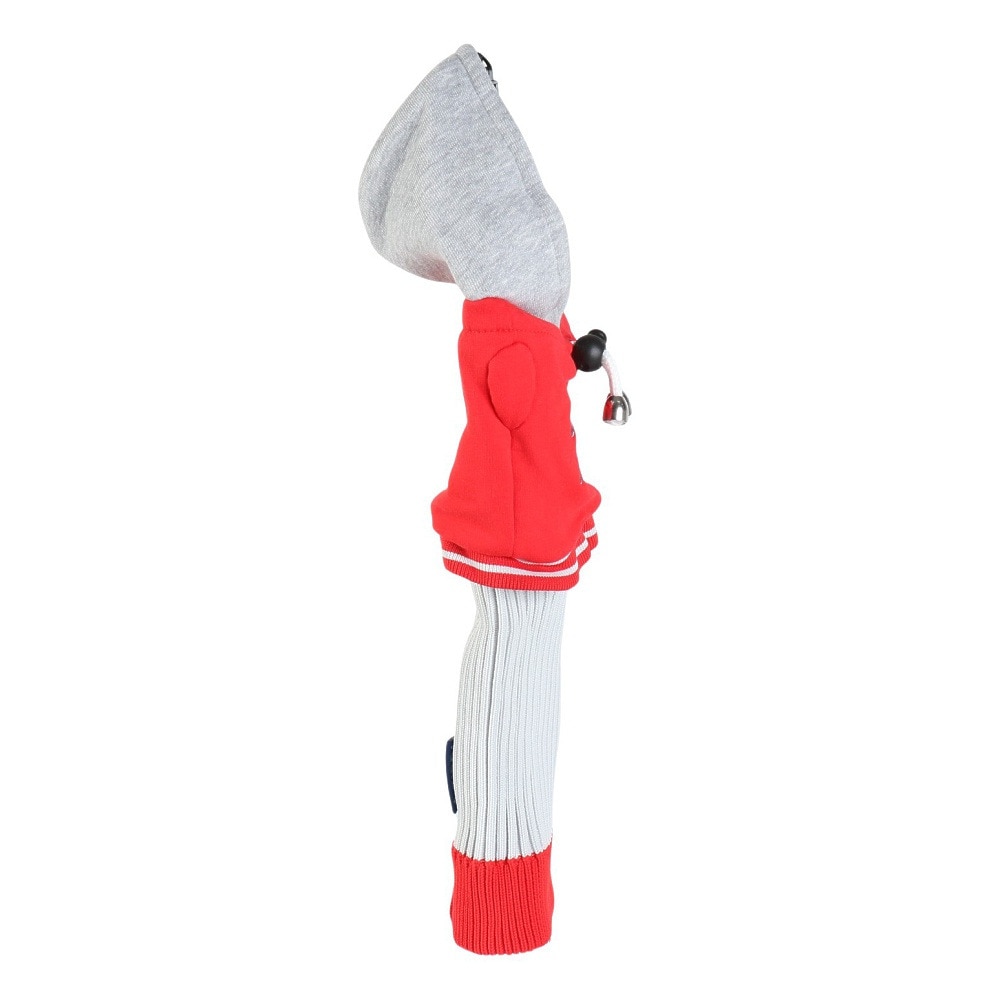 フィドラ（FIDRA）（メンズ、レディース）ゴルフ フーディ型 ヘッドカバー フェアウェイウッド用  FD5PNB38 RED