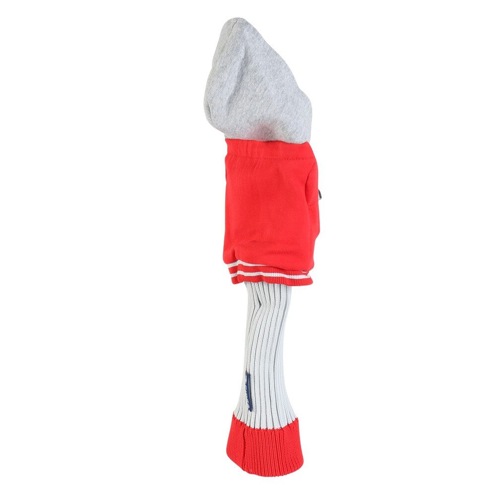 フィドラ（FIDRA）（メンズ、レディース）ゴルフ フーディ型 ヘッドカバー フェアウェイウッド用  FD5PNB38 RED