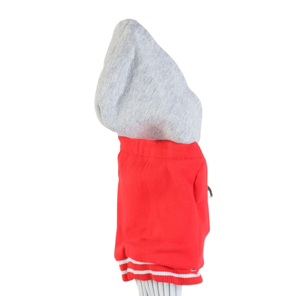 フィドラ（FIDRA）（メンズ、レディース）ゴルフ フーディ型 ヘッドカバー フェアウェイウッド用  FD5PNB38 RED