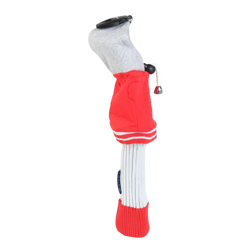 フィドラ（FIDRA）（メンズ、レディース）ゴルフ フーディ型 ヘッドカバー ユーティリティ用 FD5PNB39 RED