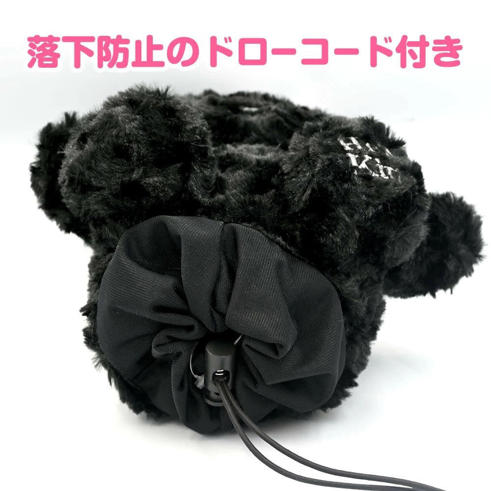 ホクシン（Hokushin）（メンズ、レディース）ハローキティヘッドカバー フェアウェイウッド用 BK KTHF2 キティFW BK