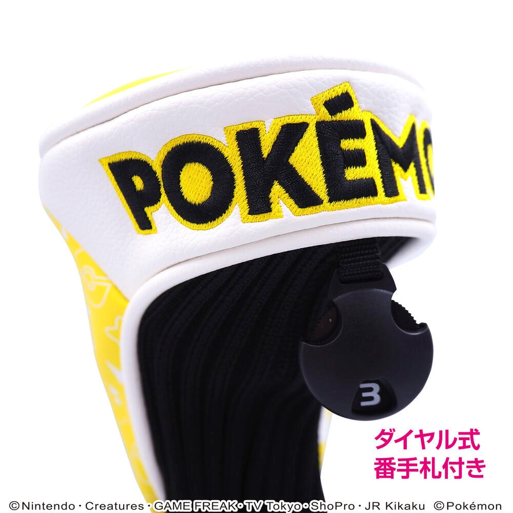 ホクシン（Hokushin）（メンズ、レディース）ポケットモンスターヘッドカバー フェアウェイウッド用 ピカチュウ ソックスタイプ PMSH2 ピカチュウS FW