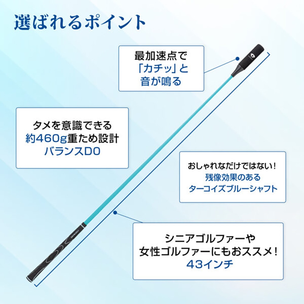 ダイヤ（DAIYA）（メンズ、レディース）ゴルフ 練習器 スイングプロツアーTB TR-5002 TB