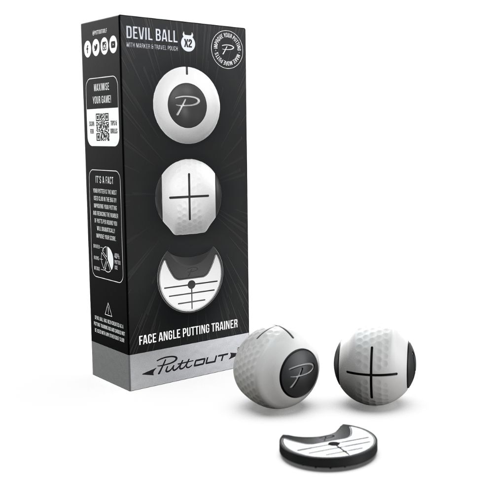 PuttOUT（PuttOUT）（メンズ、レディース）ゴルフ トレーニング用品 デビルボール PUT-DEVILBALL