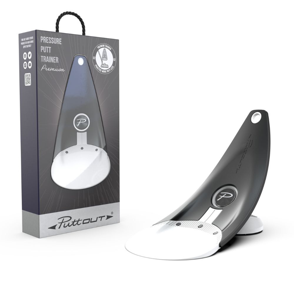 PuttOUT（PuttOUT）（メンズ、レディース）ゴルフ トレーニング用品 プレミアムプレッシャーパットトレーナー ホワイト PUT-PRE-WHITE