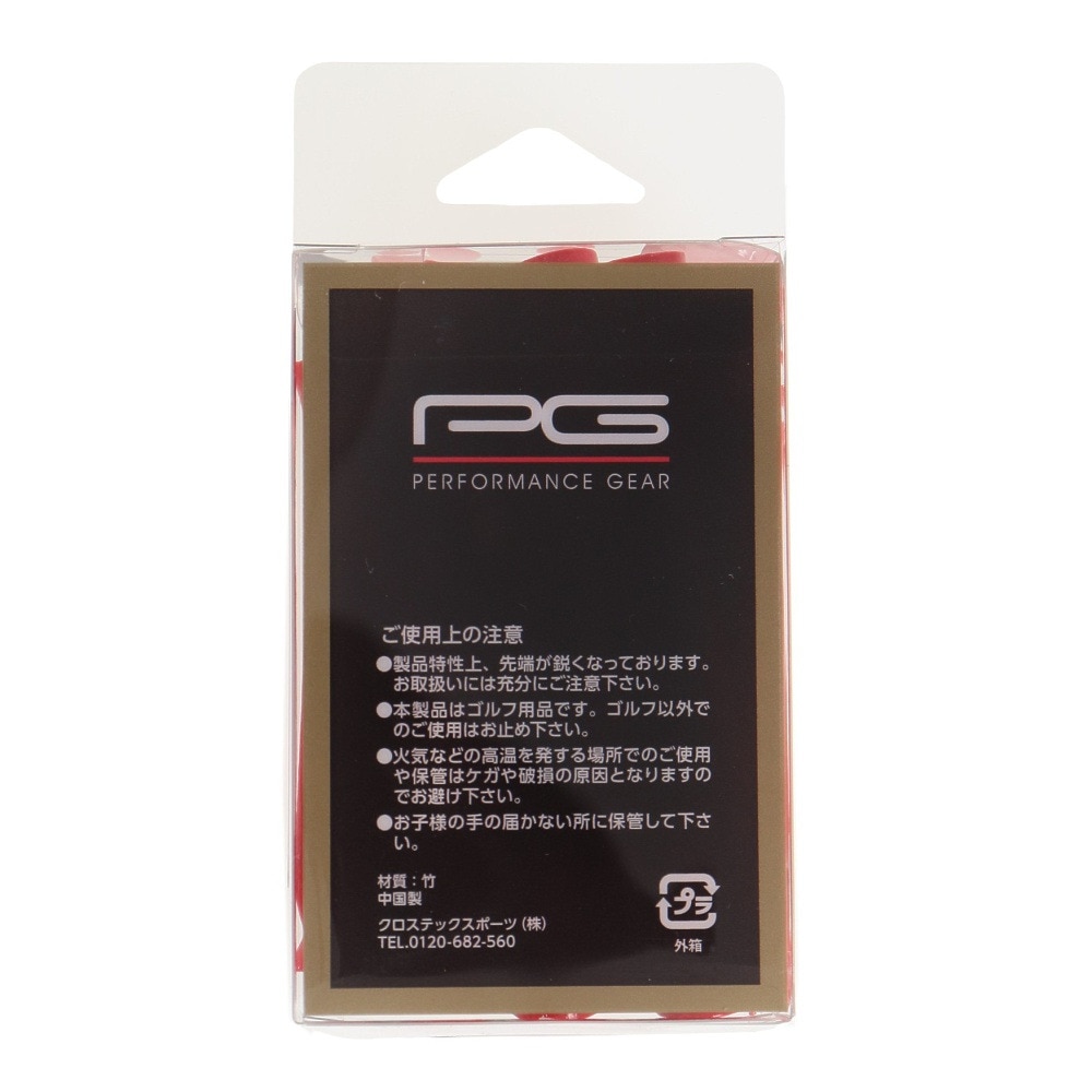 パフォーマンスギア（PG）（メンズ、レディース）カラーBOXティーロング2 REGULAR 70mm PGCM3T3009 RED