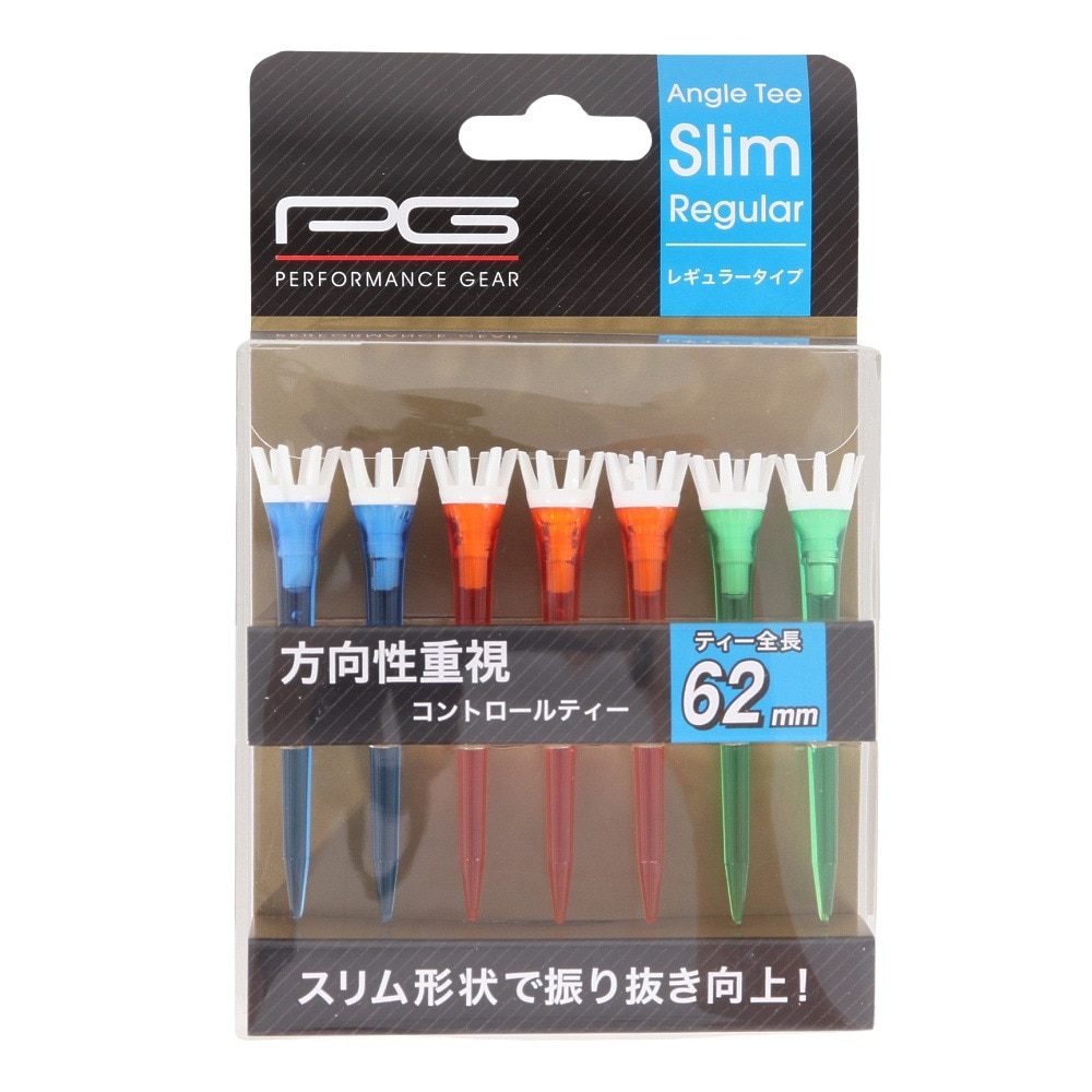 パフォーマンスギア（PG）（メンズ、レディース）ウッド用レギュラーティー アングルティースリム 62mm PGTB3T3006