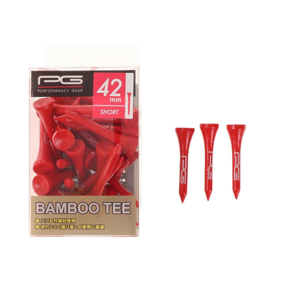 パフォーマンスギア（PG）（メンズ、レディース）カラーBOXティーショート SHORT 42mm PGCM3T3007 RED