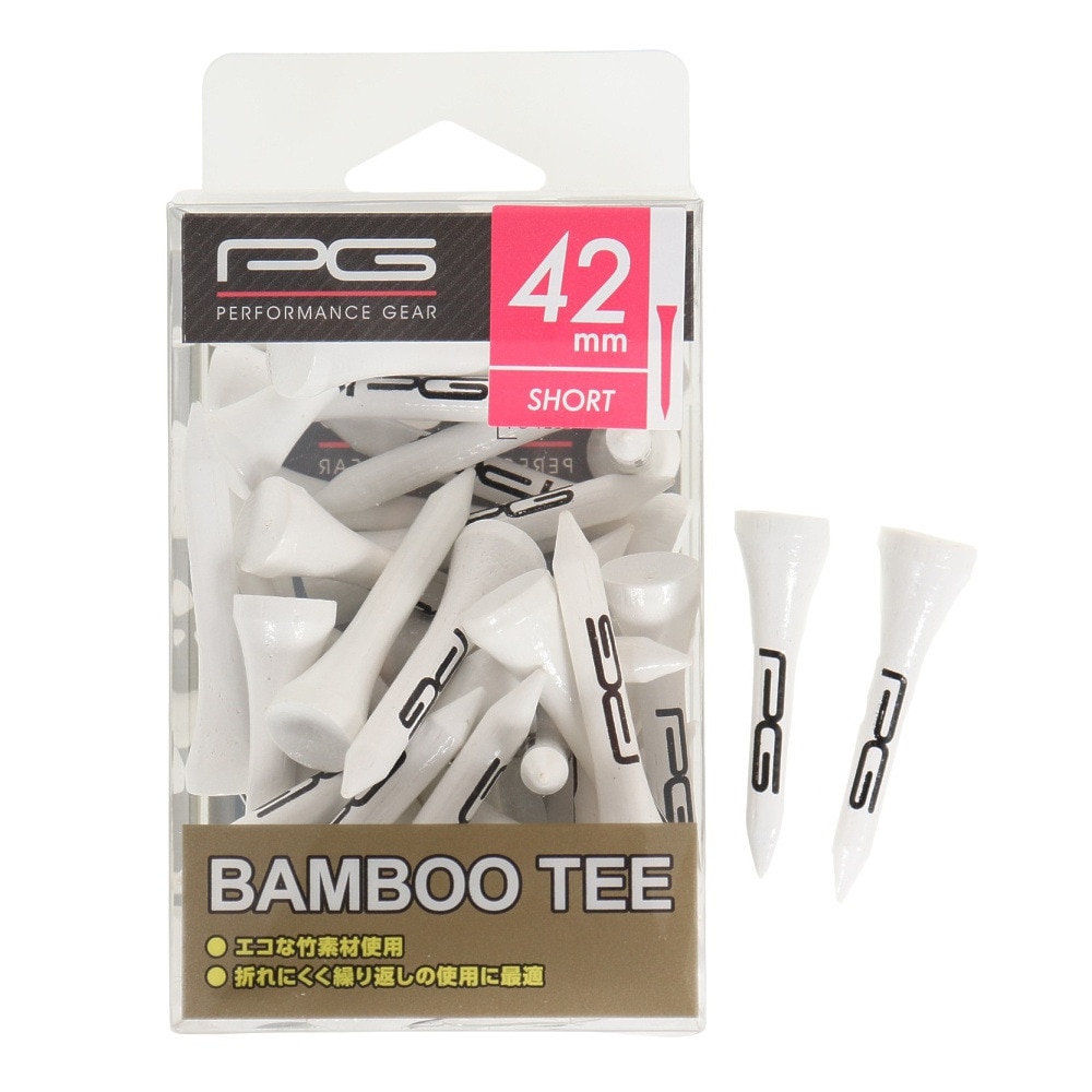 パフォーマンスギア（PG）（メンズ、レディース）カラーBOXティーショート SHORT 42mm PGCM3T3007 WHT