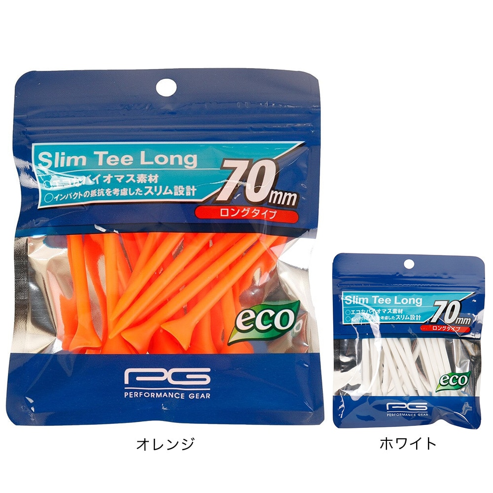パフォーマンスギア（PG）（メンズ、レディース）スリムティー ロング 70mm PGLE9T3002 ORG