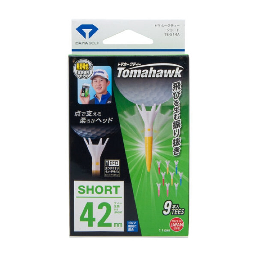 ダイヤ（DAIYA）（メンズ）トマホークティーショート 9本入 TE-514A