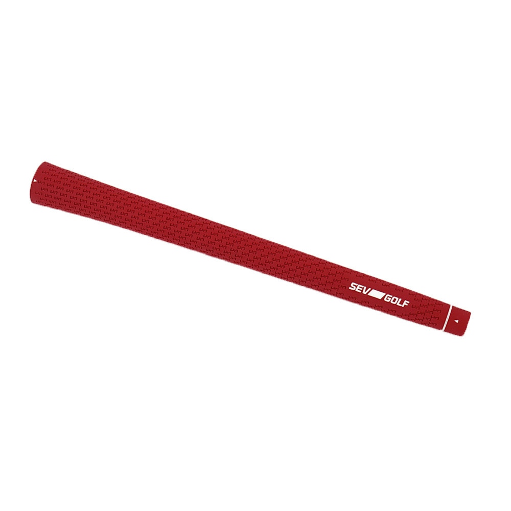 セブゴルフ（SEV GOLF）（メンズ、レディース）SEVGLIP V2ラバーグリップ (60径・約50g・ライン有) RED:SGGR-02R V2RED