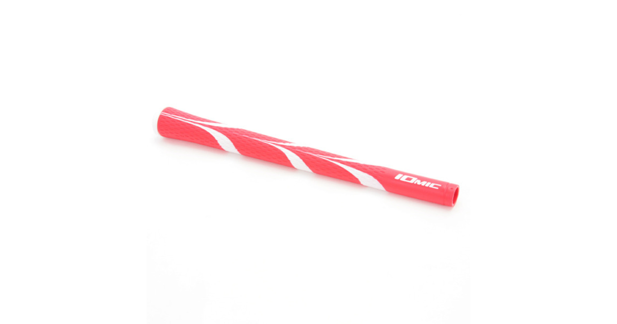 Sticky Opus3 グリップ コーラルレッド ホワイト イオミック ヴィクトリアゴルフ