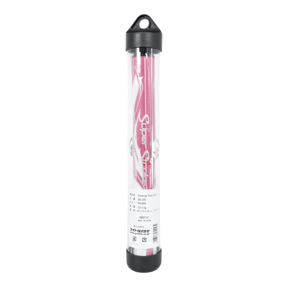 スーパーストローク（メンズ、レディース）パターグリップ Zenergy Tour 2.0 PK/WH GR-245 100