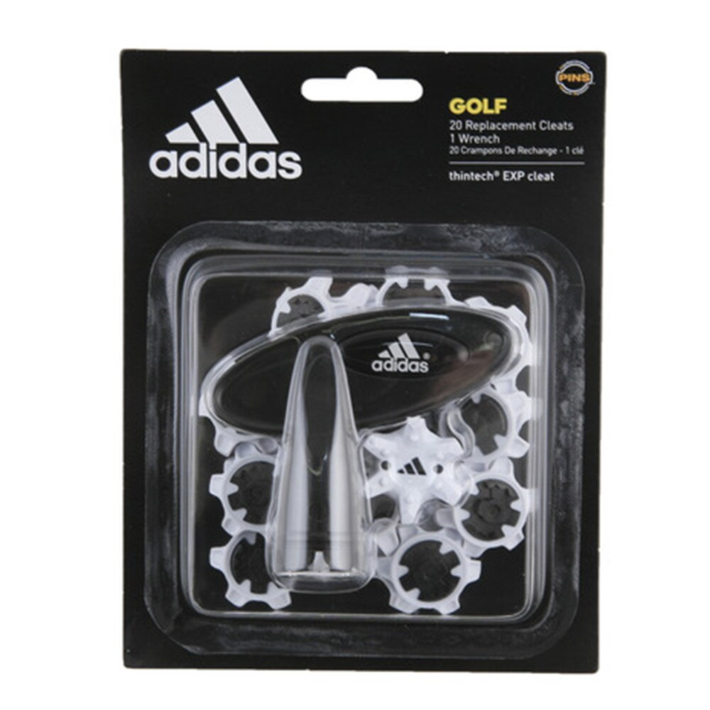 アディダス（adidas）（メンズ、レディース）thintech EXP Cleat 20pct 20個入りクリーツ LNN71-BC5627 ホワイト