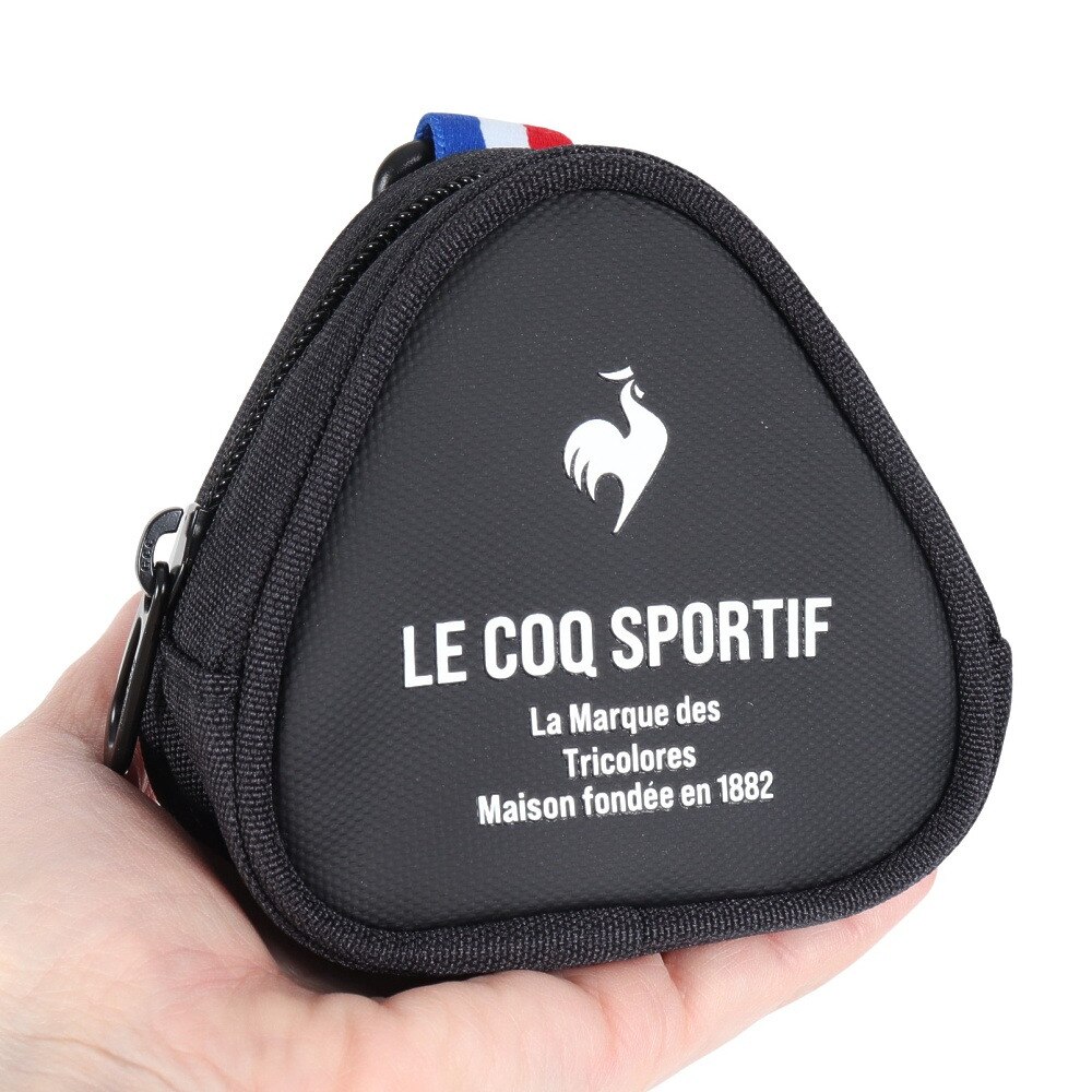 ルコックスポルティフ（lecoqsportif）（メンズ、レディース）ゴルフ ボールホルダー 3個用 QQBXJX62 BK00
