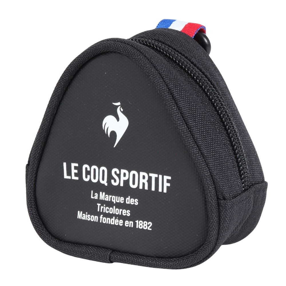 ルコックスポルティフ（lecoqsportif）（メンズ、レディース）ゴルフ ボールホルダー 3個用 QQBXJX62 BK00