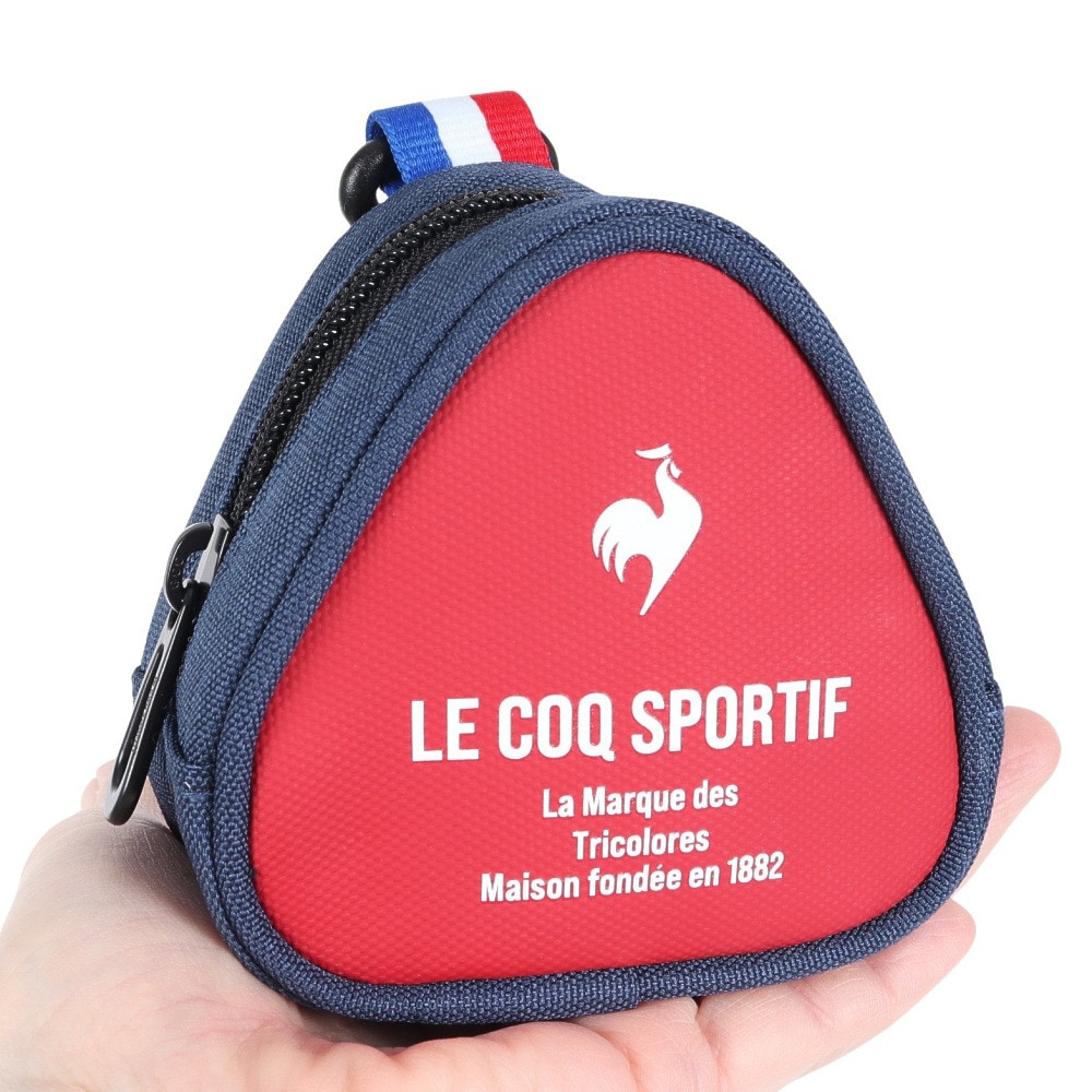 ルコックスポルティフ（lecoqsportif）（メンズ、レディース）ゴルフ ボールホルダー 3個用 QQBXJX62 RD00