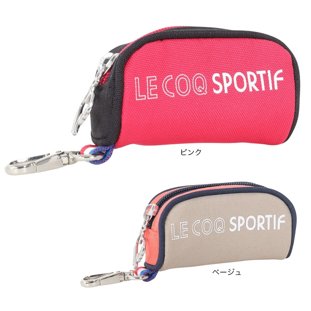 ルコックスポルティフ（lecoqsportif）（レディース）ゴルフ ボールホルダー 2個用 QQCXJX60 PK00