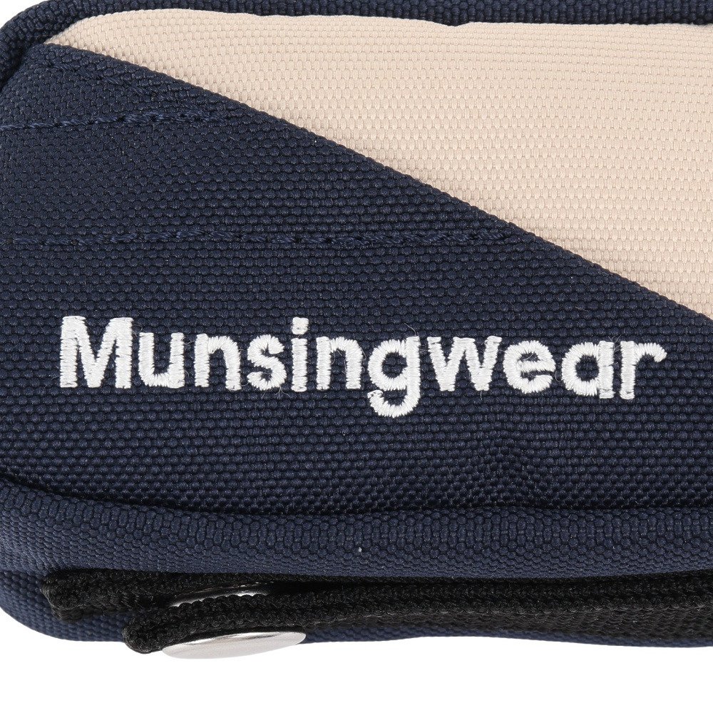 マンシング（MUNSING）（メンズ、レディース）ゴルフ バイカラーボールホルダー 2個用 MG6SBZ00U NV00