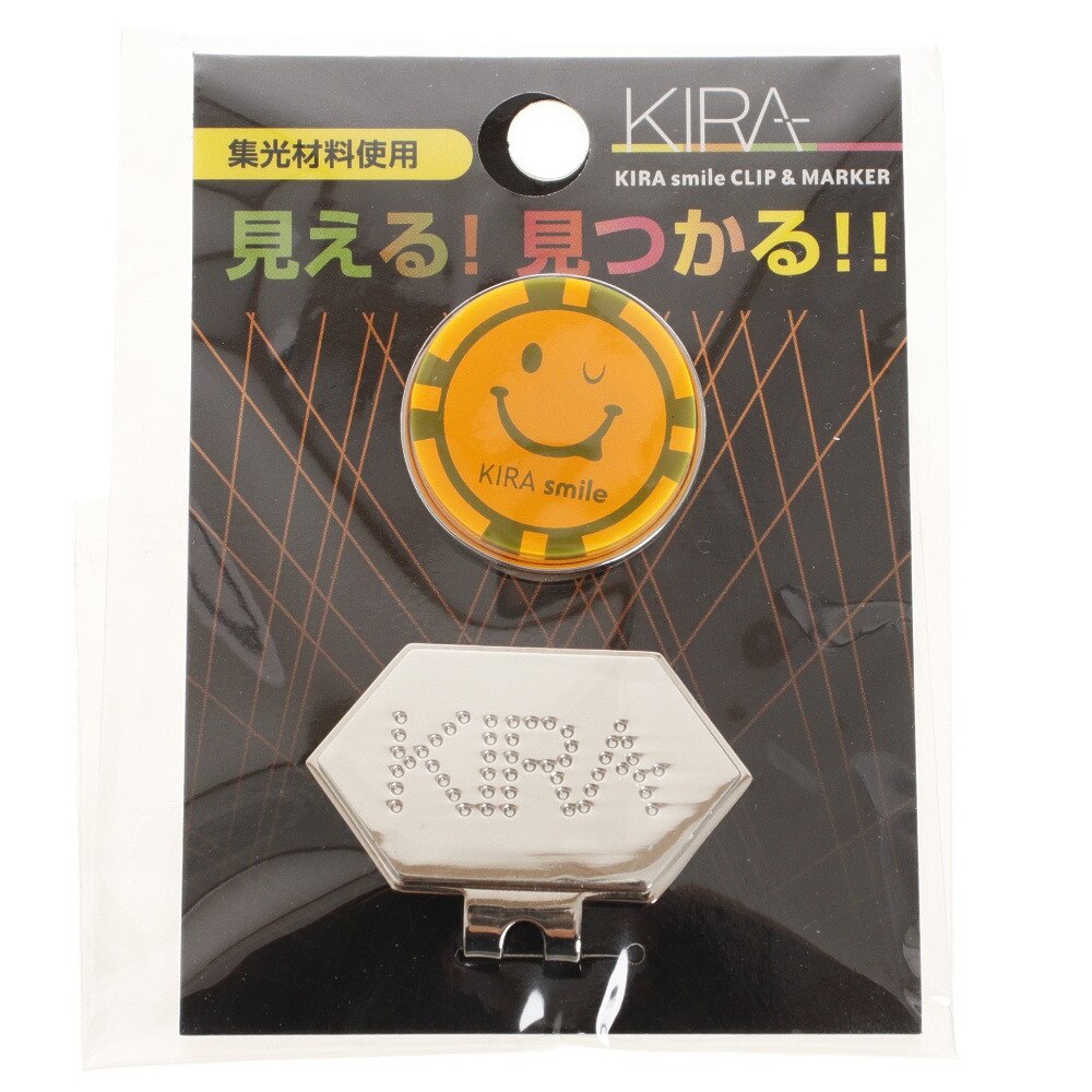 キャスコ（KASCO）（メンズ、レディース）KIRA Smile クリップ&集光性マーカー KICM-1915 オレンジ