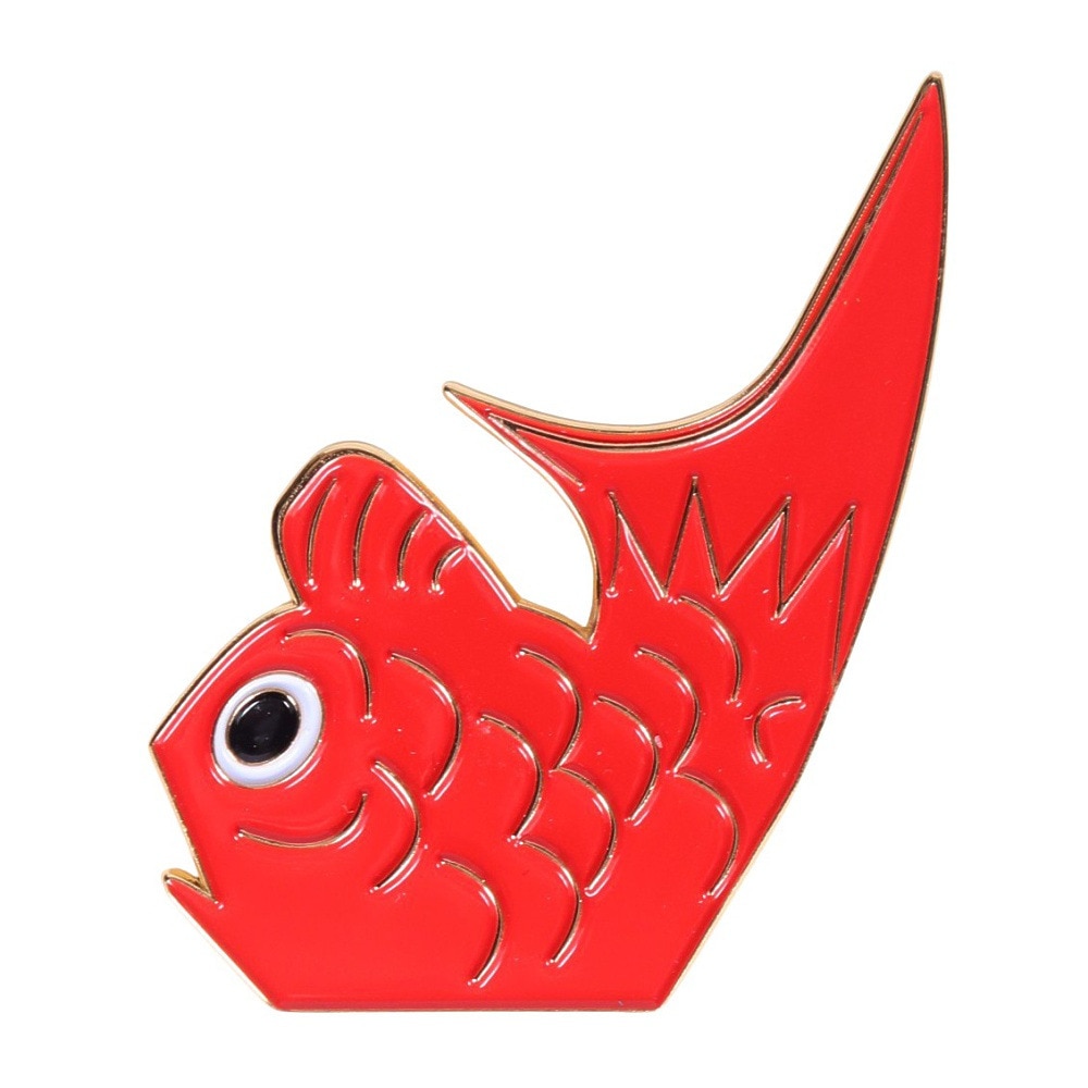 ホクシン（Hokushin）（メンズ、レディース）金魚台輪 ゴルフマーカー キャップクリップ型台座セット MK0160