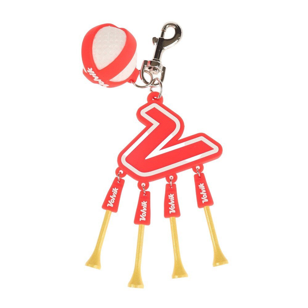 ボルビック（Volvik）（メンズ、レディース）ボール&ティー ホルダー RED