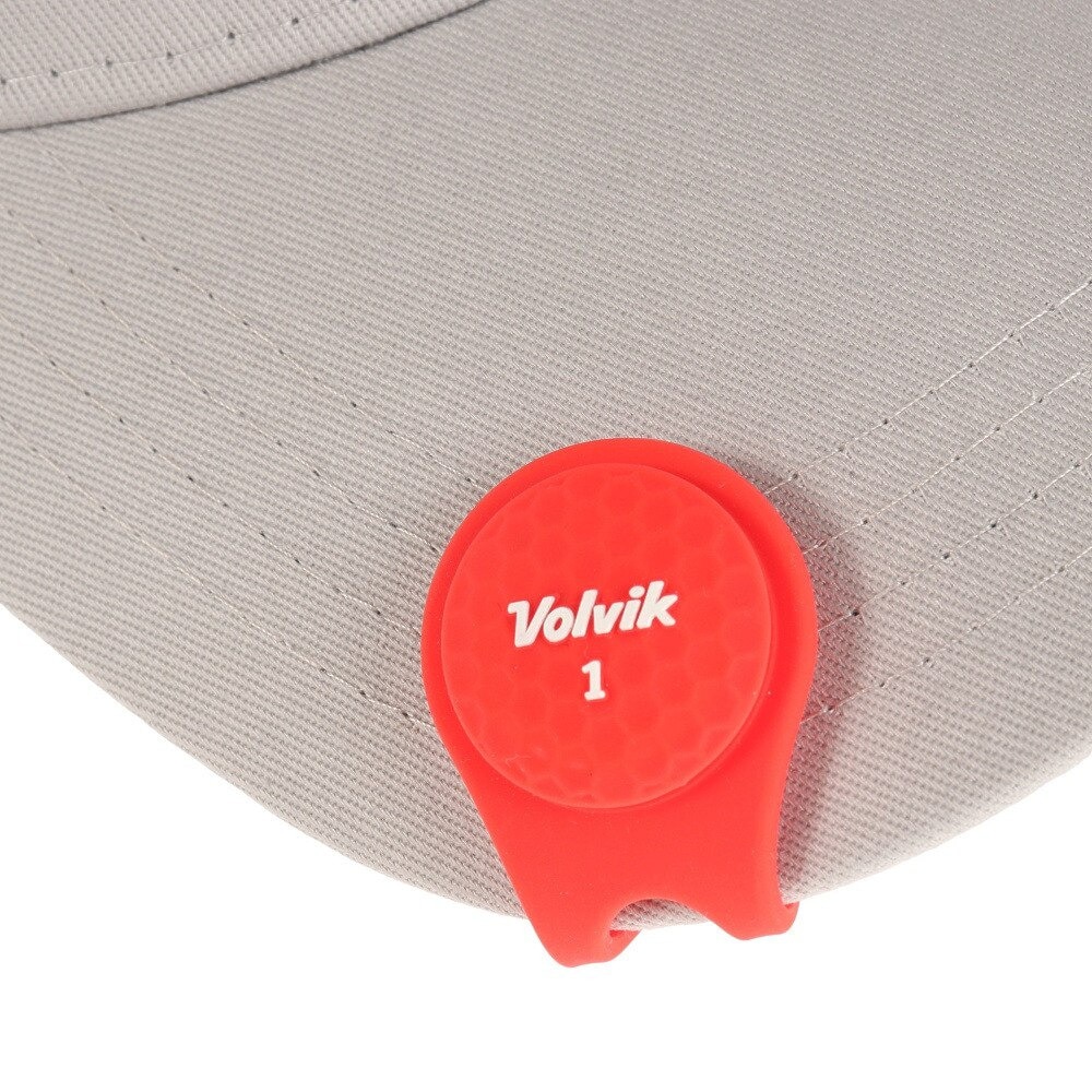 ボルビック（Volvik）（メンズ、レディース）クリップマーカー RED