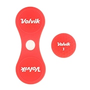 ボルビック（Volvik）（メンズ、レディース）クリップマーカー RED