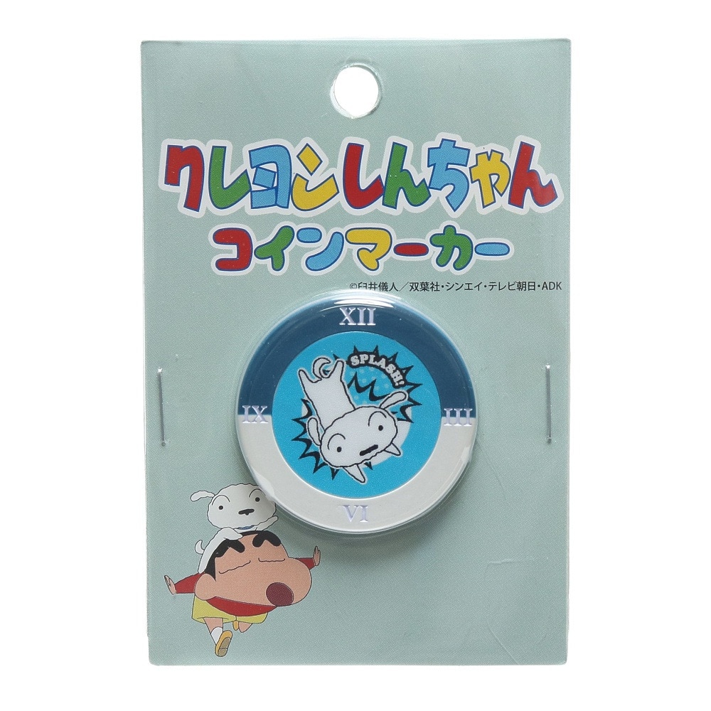 ホクシン（Hokushin）（メンズ、レディース）クレヨンしんちゃん ゴルフマーカー チップタイプ MK0312 NV/WH