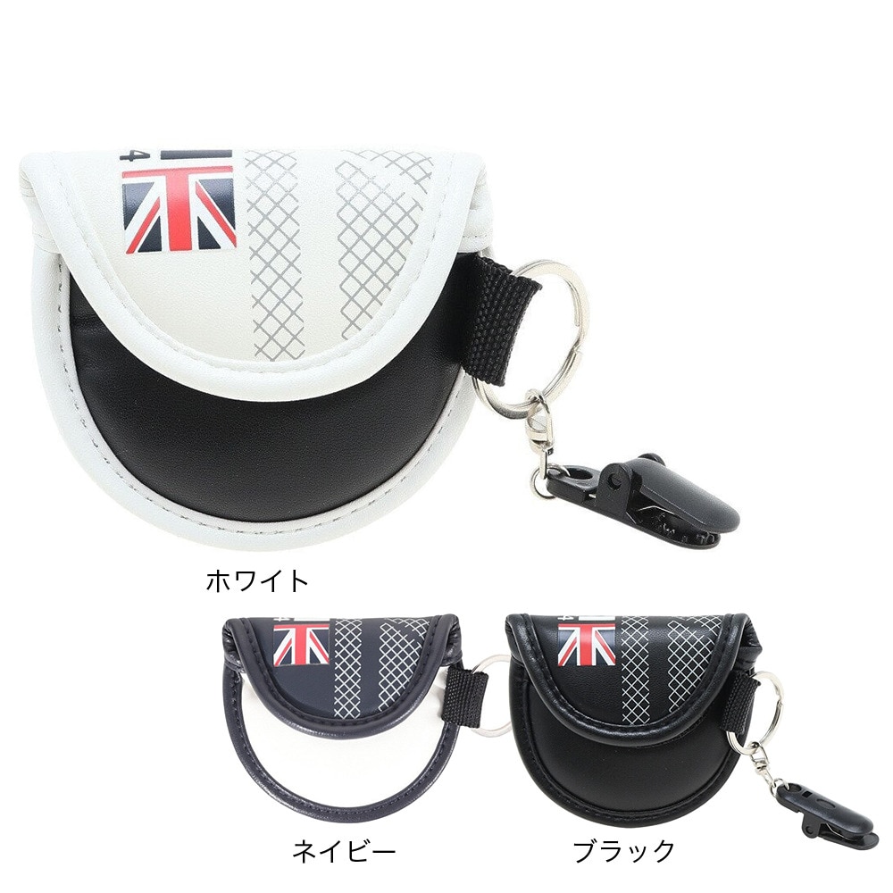 アドミラル ゴルフ（Admiral GOLF）（メンズ、レディース）パターカバーキャッチャー マレットパターカバー型 ADMG2BH7-WHT