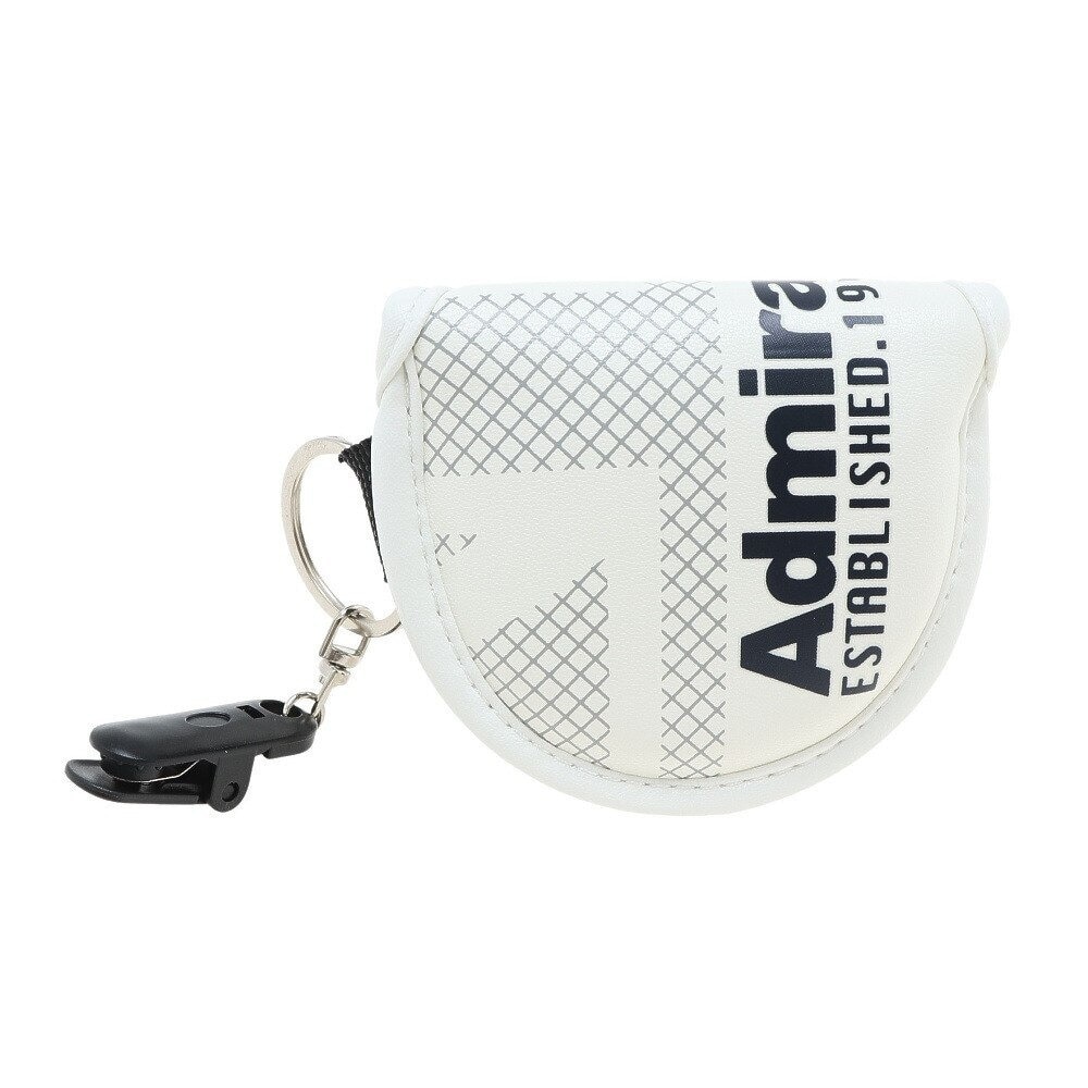 アドミラル ゴルフ（Admiral GOLF）（メンズ、レディース）パターカバーキャッチャー マレットパターカバー型 ADMG2BH7-WHT