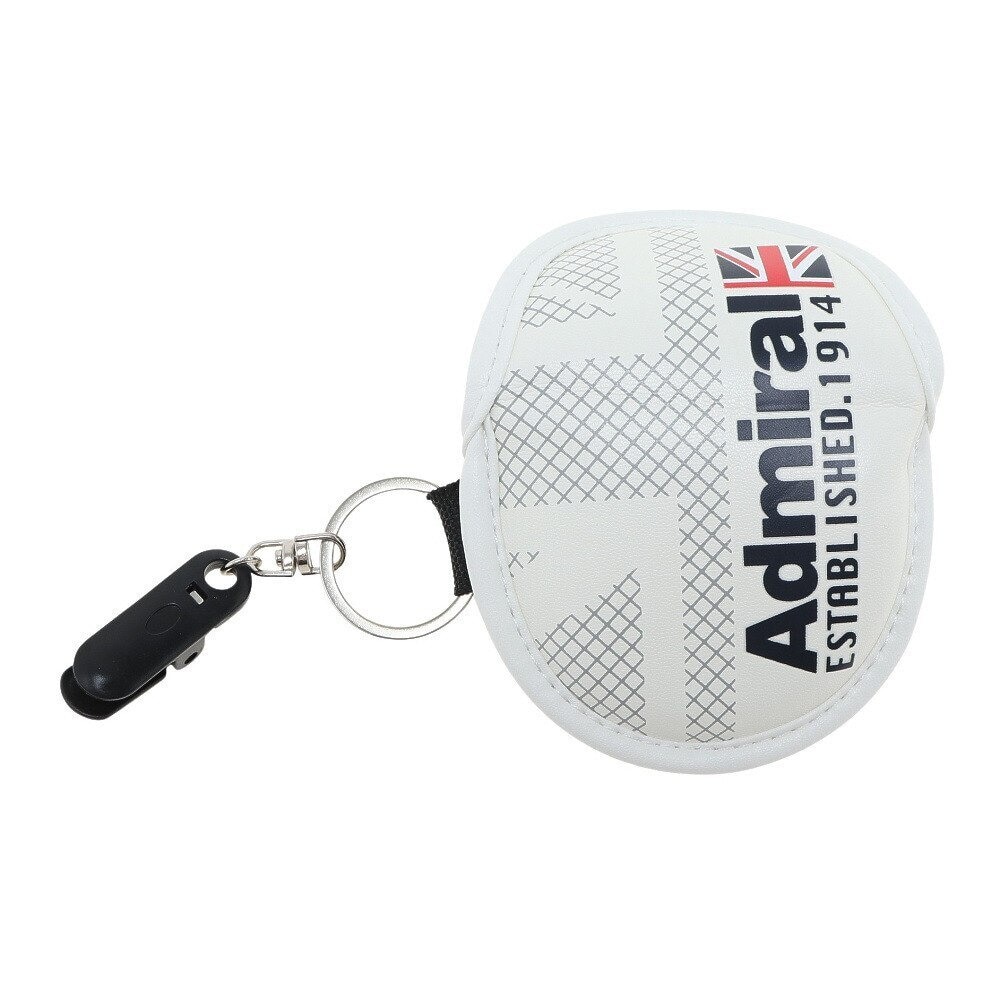アドミラル ゴルフ（Admiral GOLF）（メンズ、レディース）パターカバーキャッチャー マレットパターカバー型 ADMG2BH7-WHT