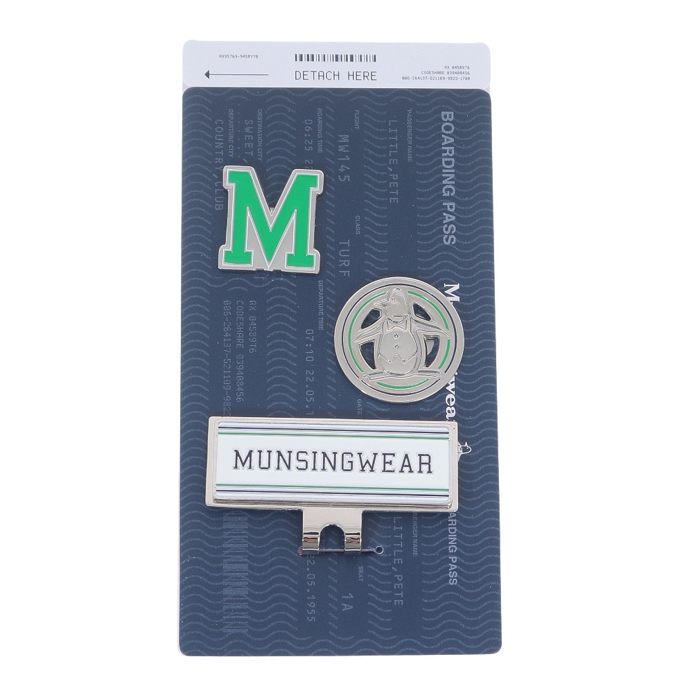 マンシングウエア（MUNSING WEAR）（メンズ）2個付きクリップマーカー MQBVJX50 GR00