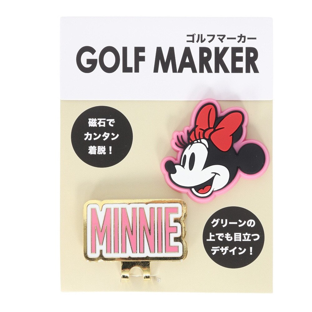 DISNEY（DISNEY）（メンズ、レディース、キッズ）ゴルフマーカー ミニーキュートフェイス MS 2335048900