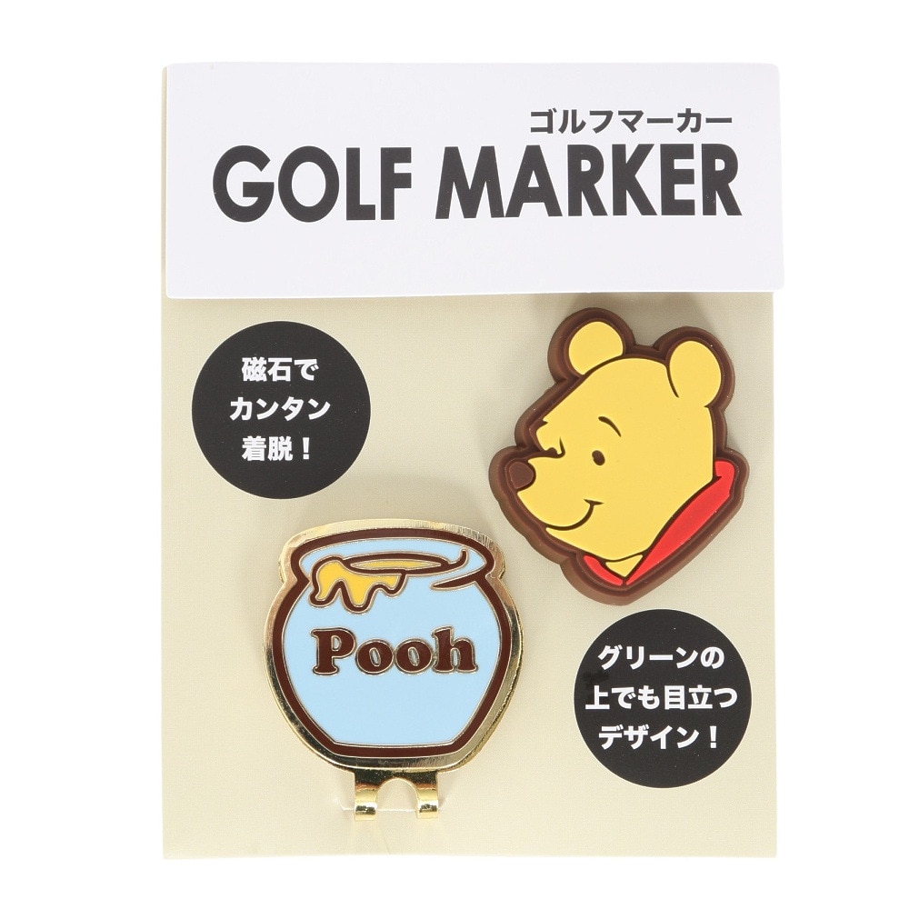 DISNEY（DISNEY）（メンズ、レディース、キッズ）ゴルフマーカー くまのプーさんハニーフェイス MS 2335049000