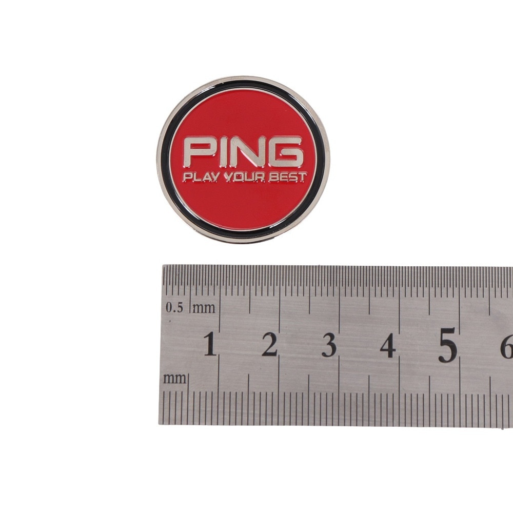 ピン（PING）（メンズ、レディース）スターズ&ストライプス クリップマーカー AC-F2402 RED 37503