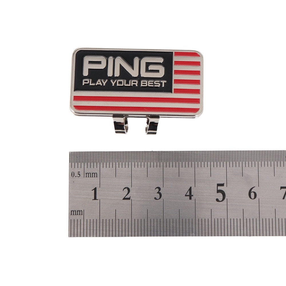 ピン（PING）（メンズ、レディース）スターズ&ストライプス クリップマーカー AC-F2402 RED 37503