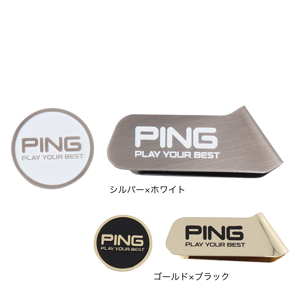 ピン（PING）（メンズ、レディース）ベルトクリップマーカー AC-P2403 GLDBK 37502