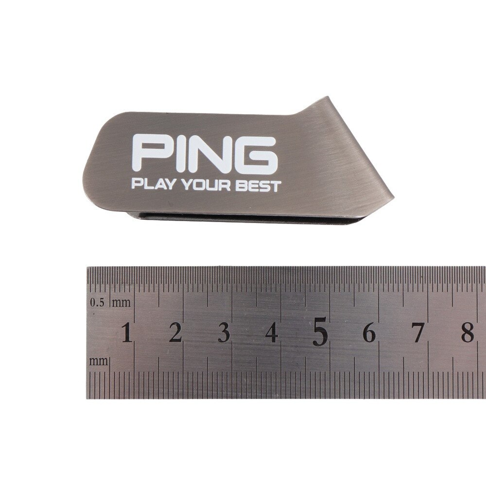 ピン（PING）（メンズ、レディース）ベルトクリップマーカー AC-P2403 SLVWH 37502