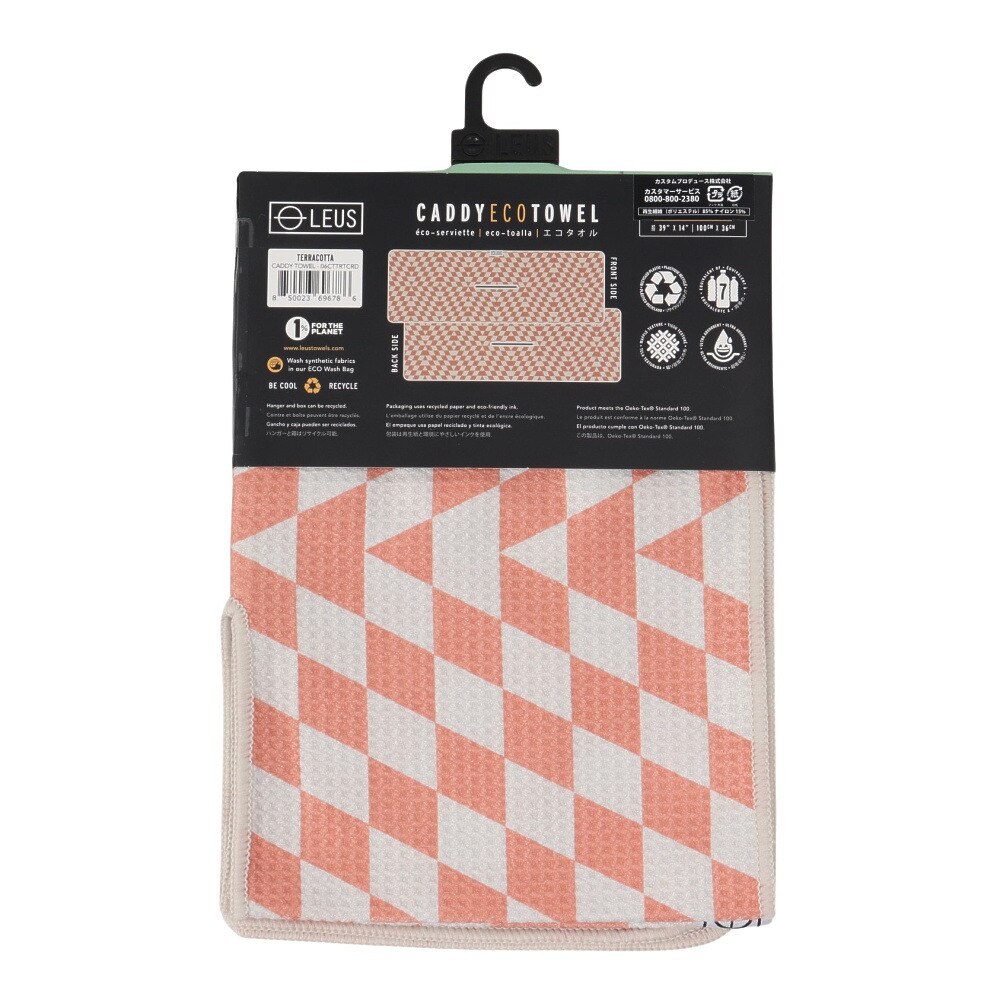 レウス（LEUS）（メンズ、レディース）ゴルフ CADDY エコタオル TERRACOTT 06CTTRTCRD