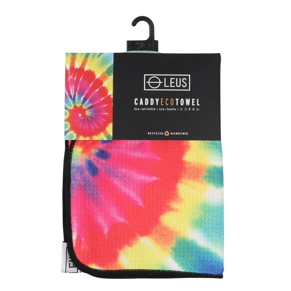 レウス（LEUS）（メンズ、レディース）ゴルフ CADDY エコタオル TIE DYE RAINBOW 06CTTRTDML