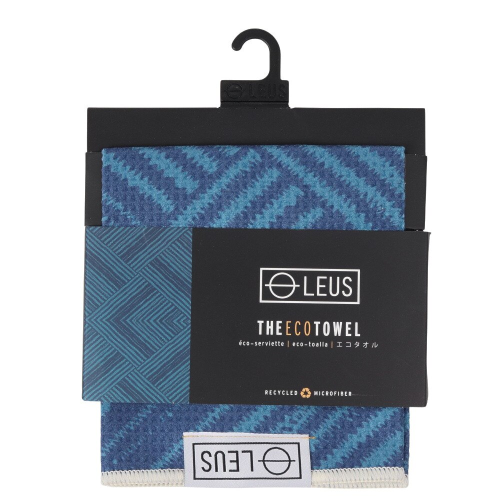 レウス（LEUS）（メンズ、レディース、キッズ）エコ タオル THE ECO TOWEL INDIGO STIT 08FTTRISBL